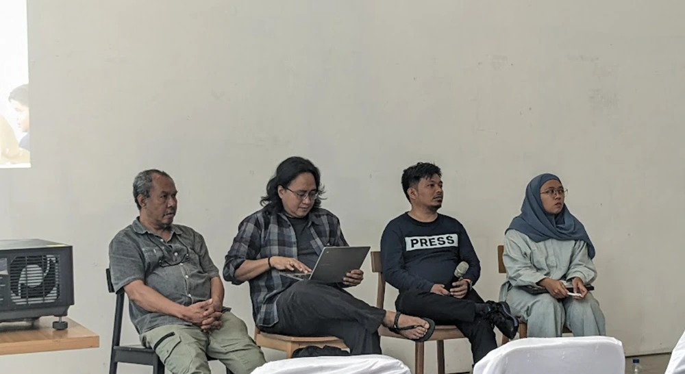 Acara diskusi bersama LBH Pers tentang kekerasan terhadap jurnalis